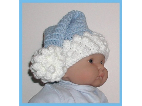 blue elf hat for baby boys