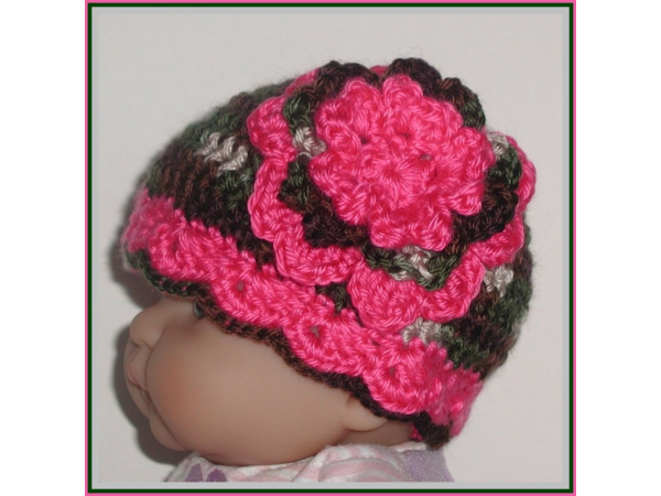camo hat for baby girls