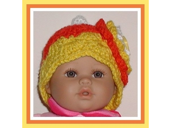 Extra Small Yellow And White Hat