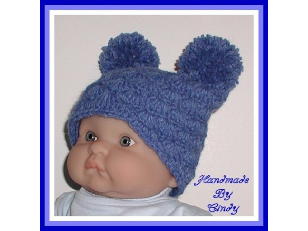 denim blue jeans baby boys hat