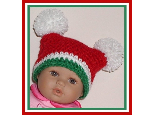 Preemie girl Christmas hat