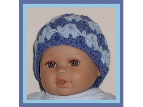 blue preemie hat
