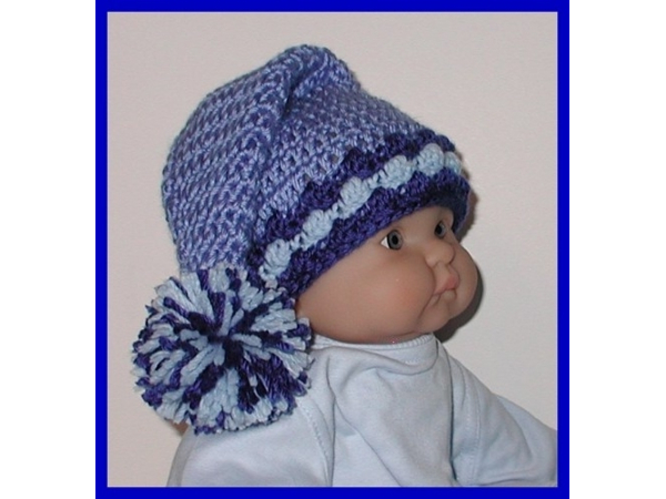 blue elf baby boys hat