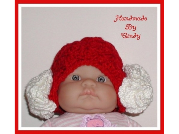 Baby girls Christmas hat