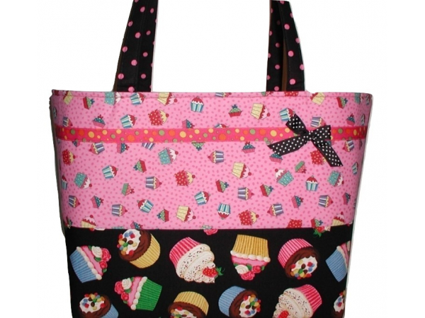 Cupcakes Diaper Bag With Interior Pockets