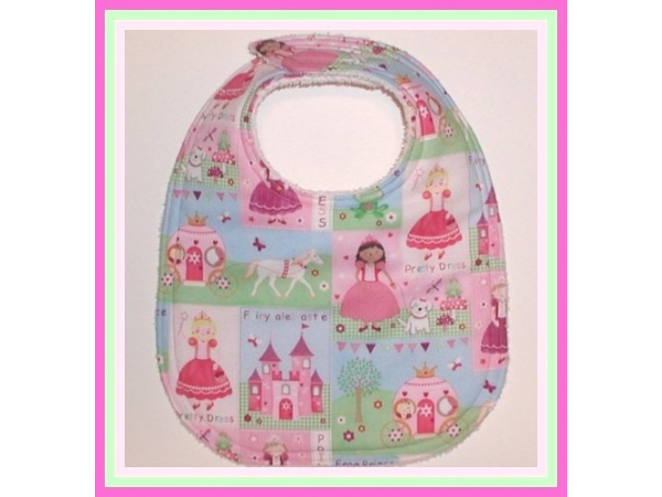 fairy princess baby bib