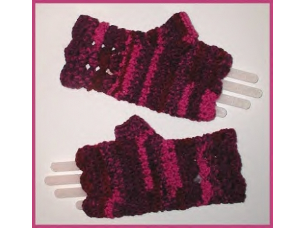 Purple And Pink Gloves