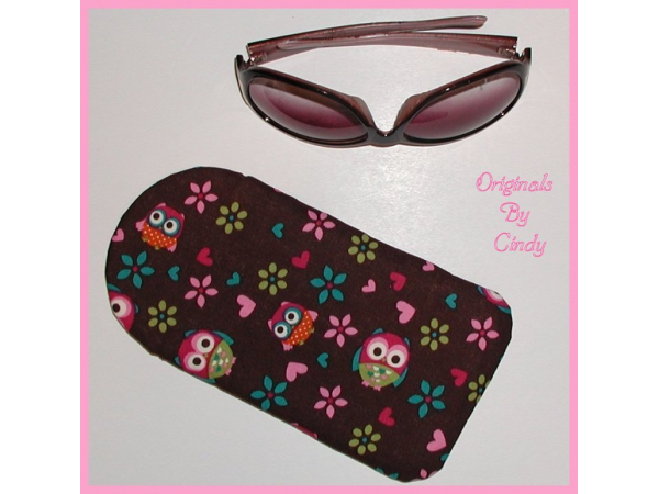 Sunglasses Case With Owls