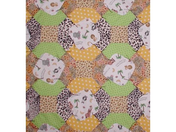 leopard unisex baby quilt