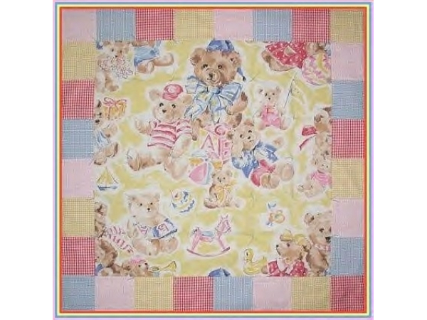 giant teddy bear baby quilt