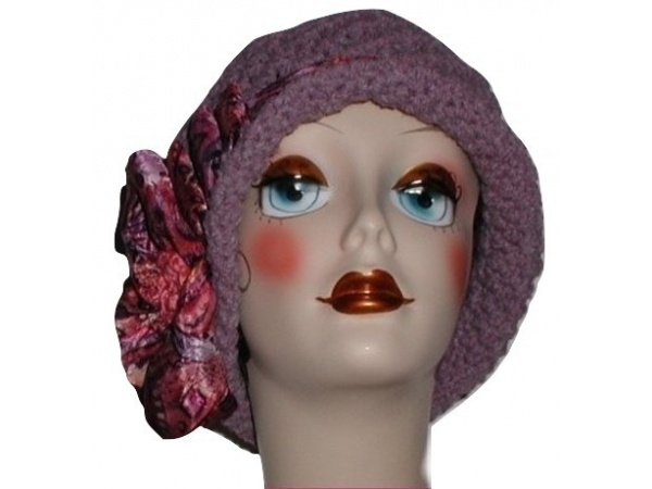 Light Purple Flapper Hat