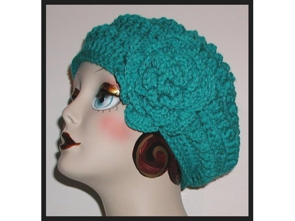 Ladies Turquoise Hat