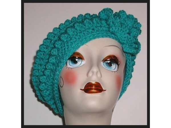 Turquoise Ladies Beret