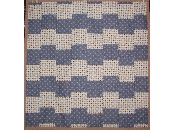 Polka Dot Quilt For Baby Boys