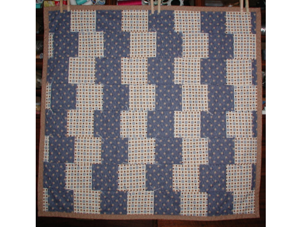 Quilt For Baby Boys With Polka Dots