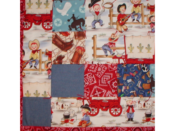 Handmade western quilt