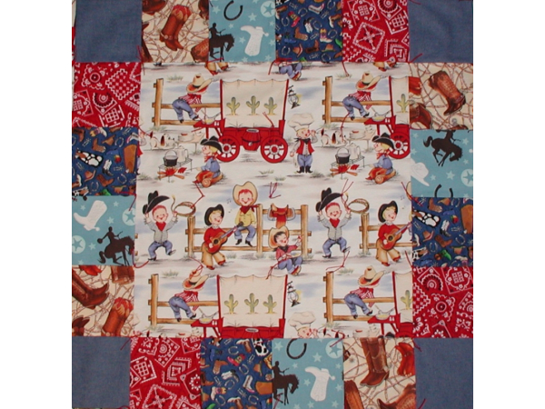 Western baby quilt