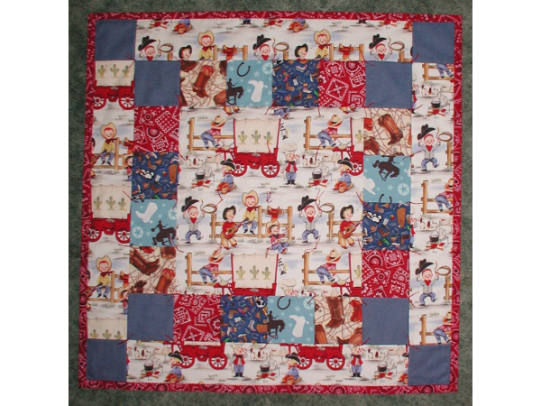 western quilt for baby boys