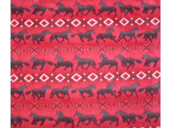 Extra warm western baby quilt for boys