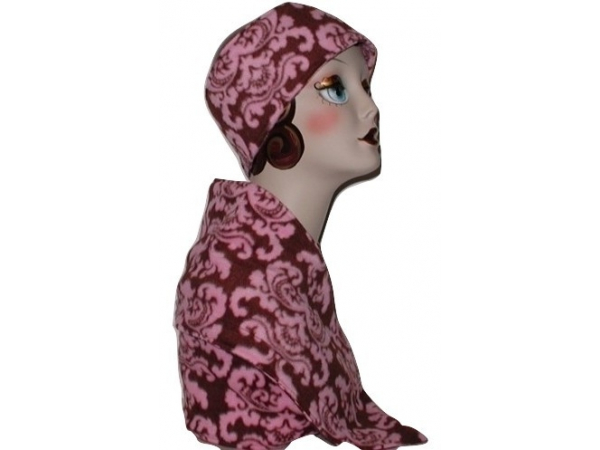 Pink Damask Scarf