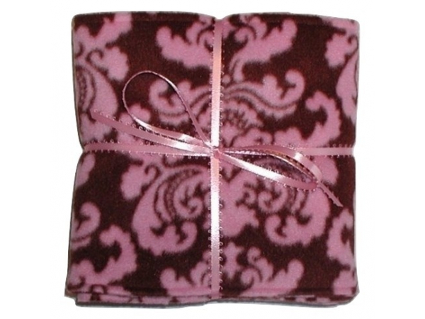 Brown Pink Winter Scarf