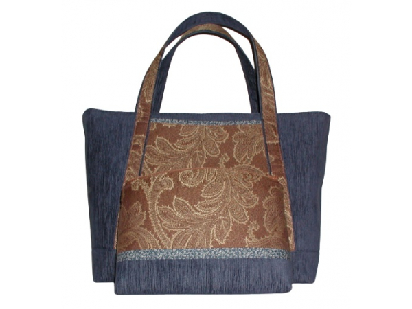 Carpet Bag Extra Large With Outer Pockets