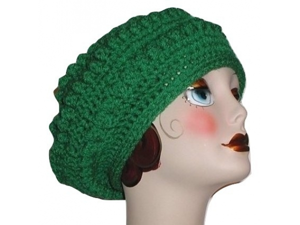 green women's beret