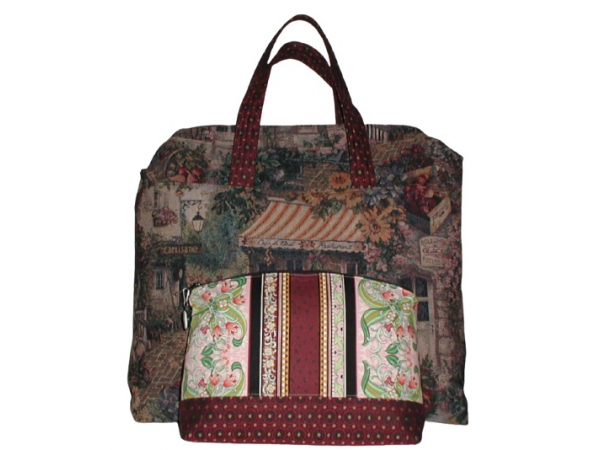 Tapestry Travel Bag With Aluminum Frame