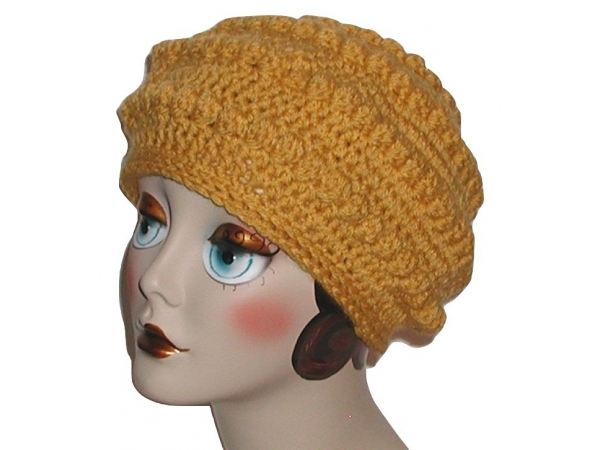 Gold Unisex Beret