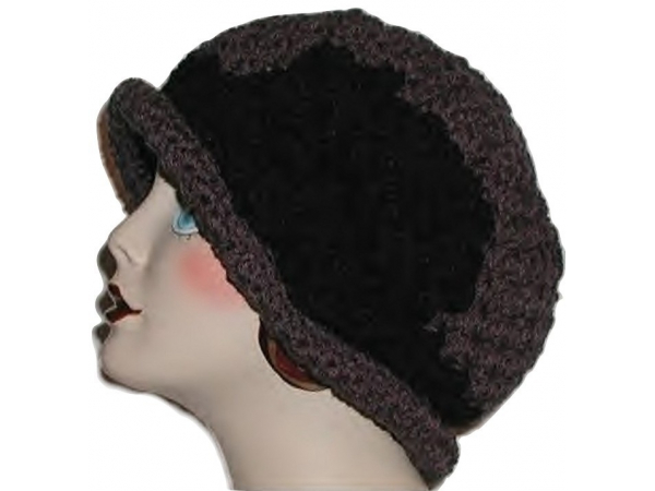 Dark Gray Women's Cloche