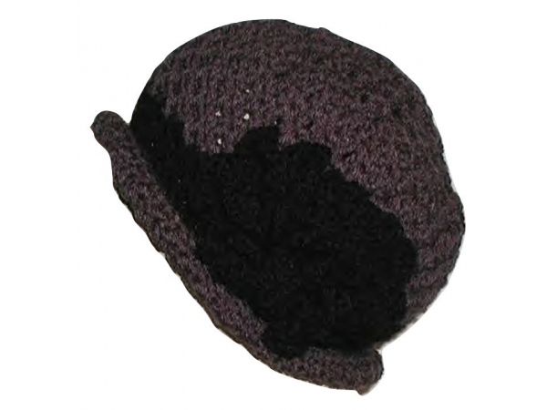 Dark Gray And Black Ladies Hat