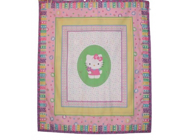 Baby Girls Quilt With Hello Kitty
