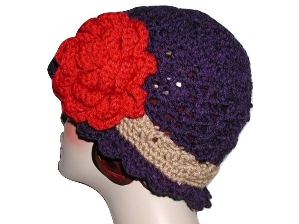 Navy Blue Ladies Hat