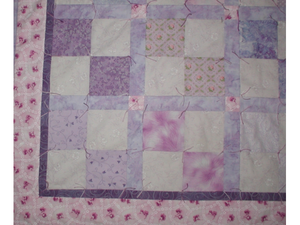 Purple Baby Quilt