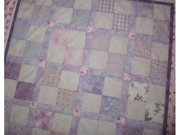 Orchid Baby Quilt