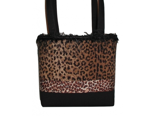 Small Leopard Tote Bag