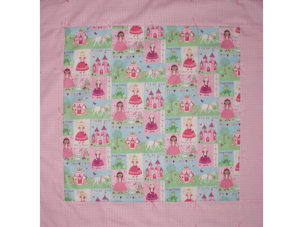 Fairy Princess Baby Girls Handmade Quilt