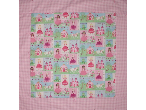 Fairy Princess Baby Girls Handmade Quilt