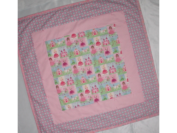 White Horses Baby Quilt