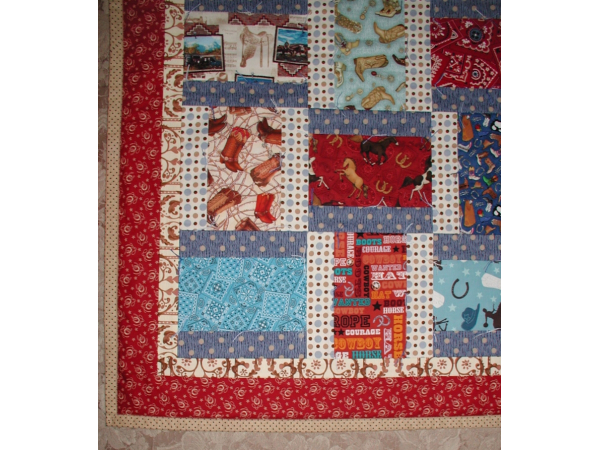 Warm Western Toddler Quilt