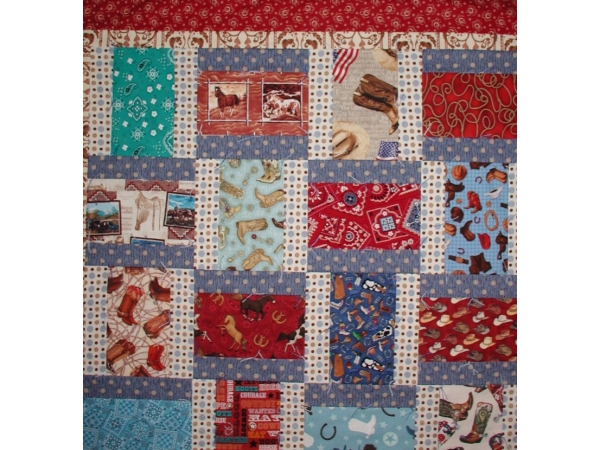 Toddler Boys Western Theme Quilt