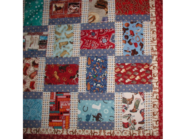 Western Theme Boys Quilt