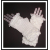 Solid White Women's Evening Gloves
