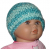 Preemie Size Turquoise Baby Boys Hat