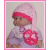 pink elf hat for newborn baby girl