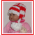 Preemie Christmas Hat For Girls