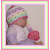 multi colored hat for newborn girls elf style