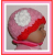 pink red preemie hat