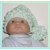 light green and pale blue elf hat for baby boys