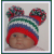 red green blue white hat for baby boy